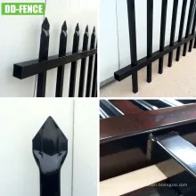 Powder Coated Steel Tubular Picket Fence 